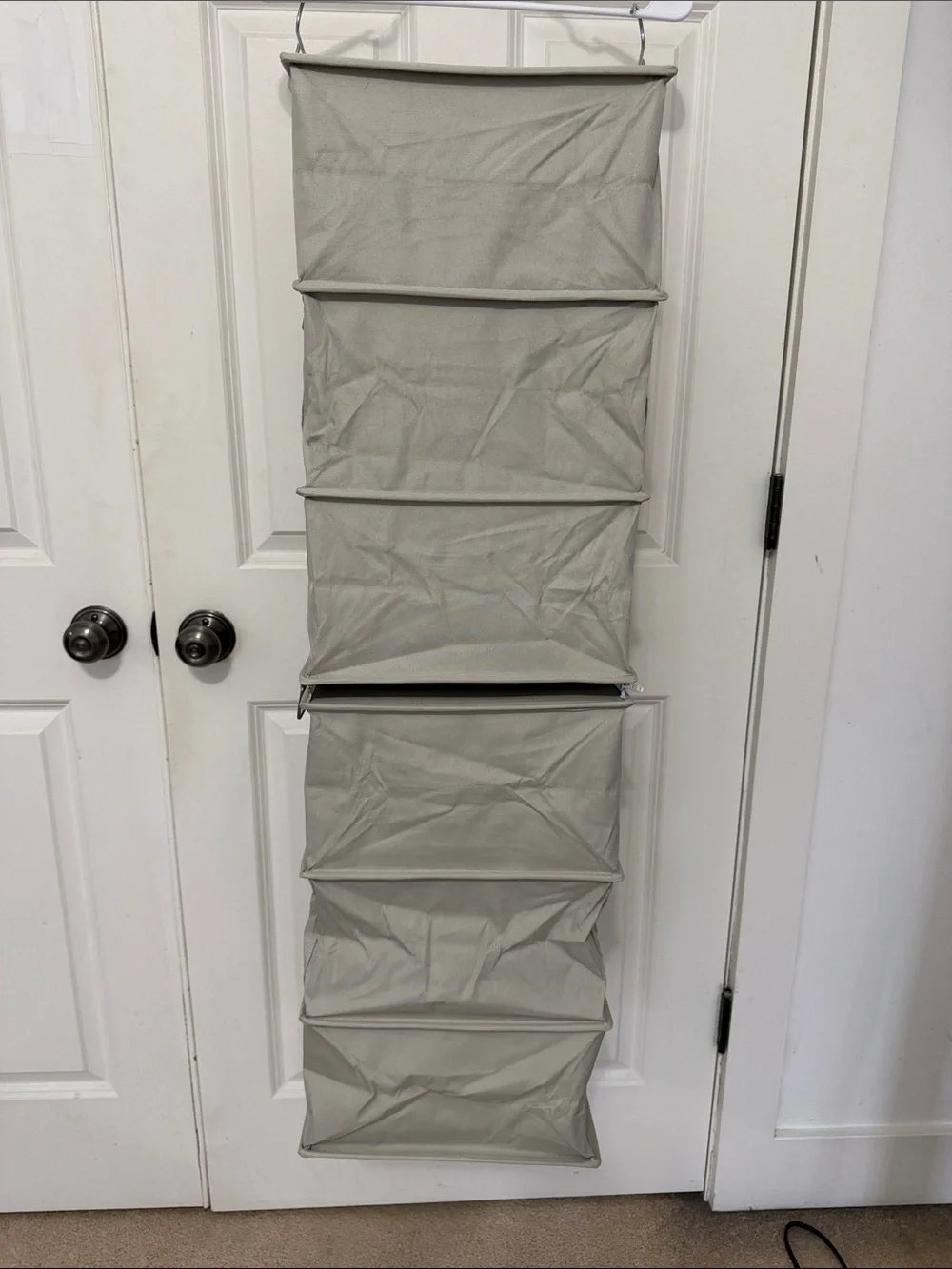 Brightroom 6 Shelf Hanging Fabric Storage Organizer - 6-Tier Fabric NWOT